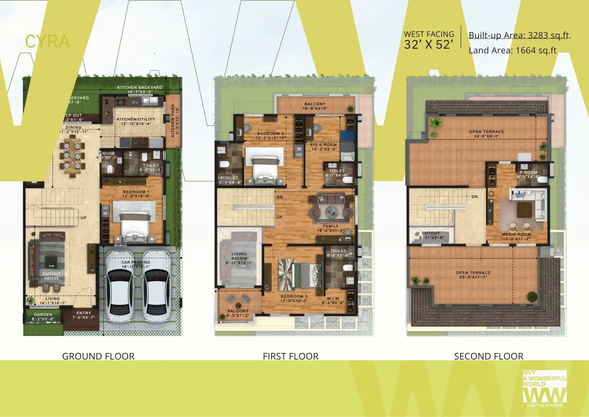 NVT Eterna floor plan-CYRA-WEST FACING